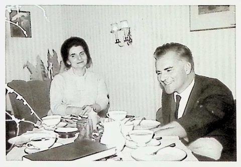 Häusliche Kaffeetafel